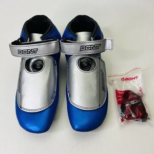 Bont Patriot-C Boa V2 Carbon Short Track Speed Skating Boots‎ Sz US 6/ EU 38